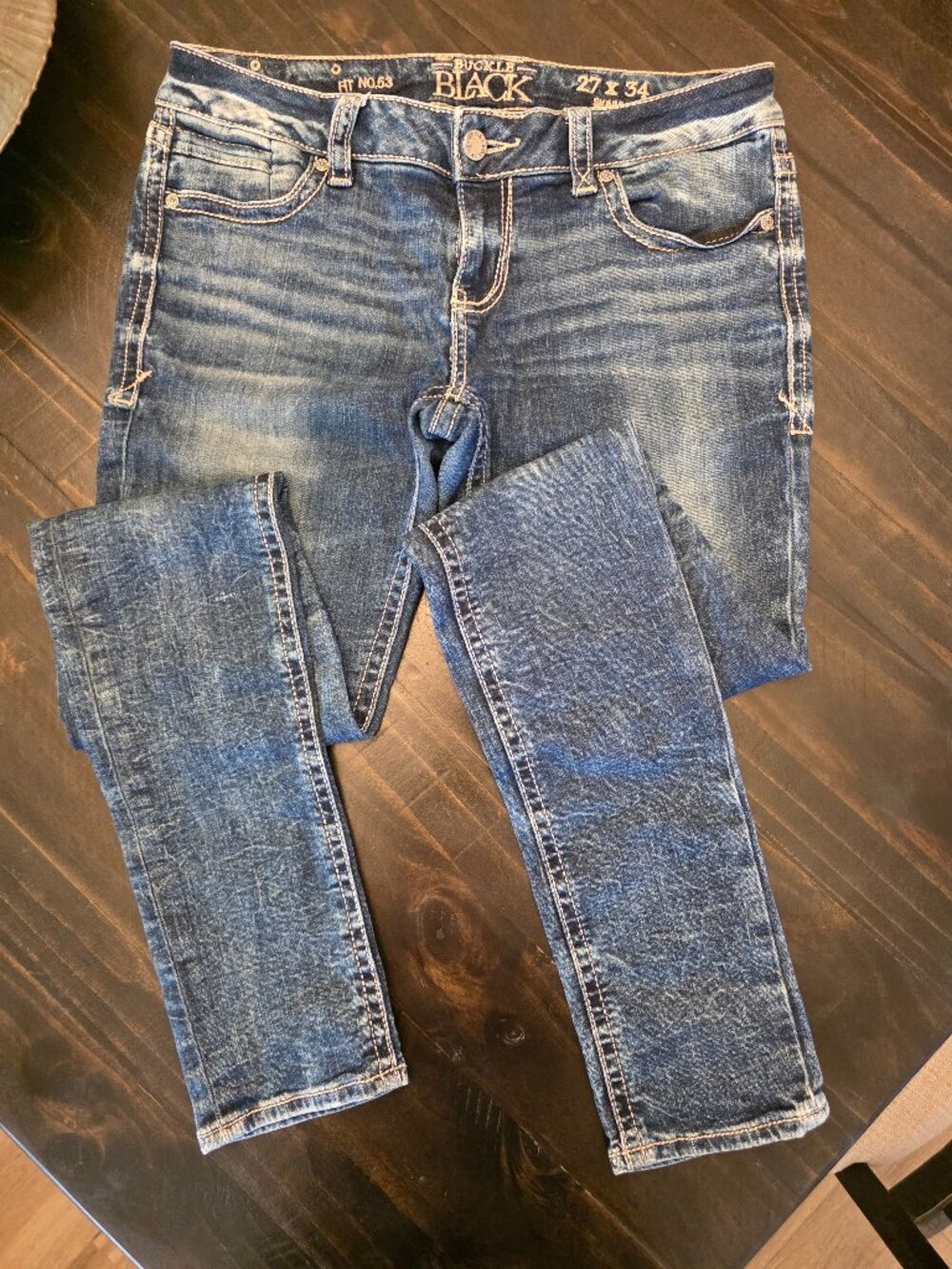 Buckle Black Skinny Jeans size 27 x 34